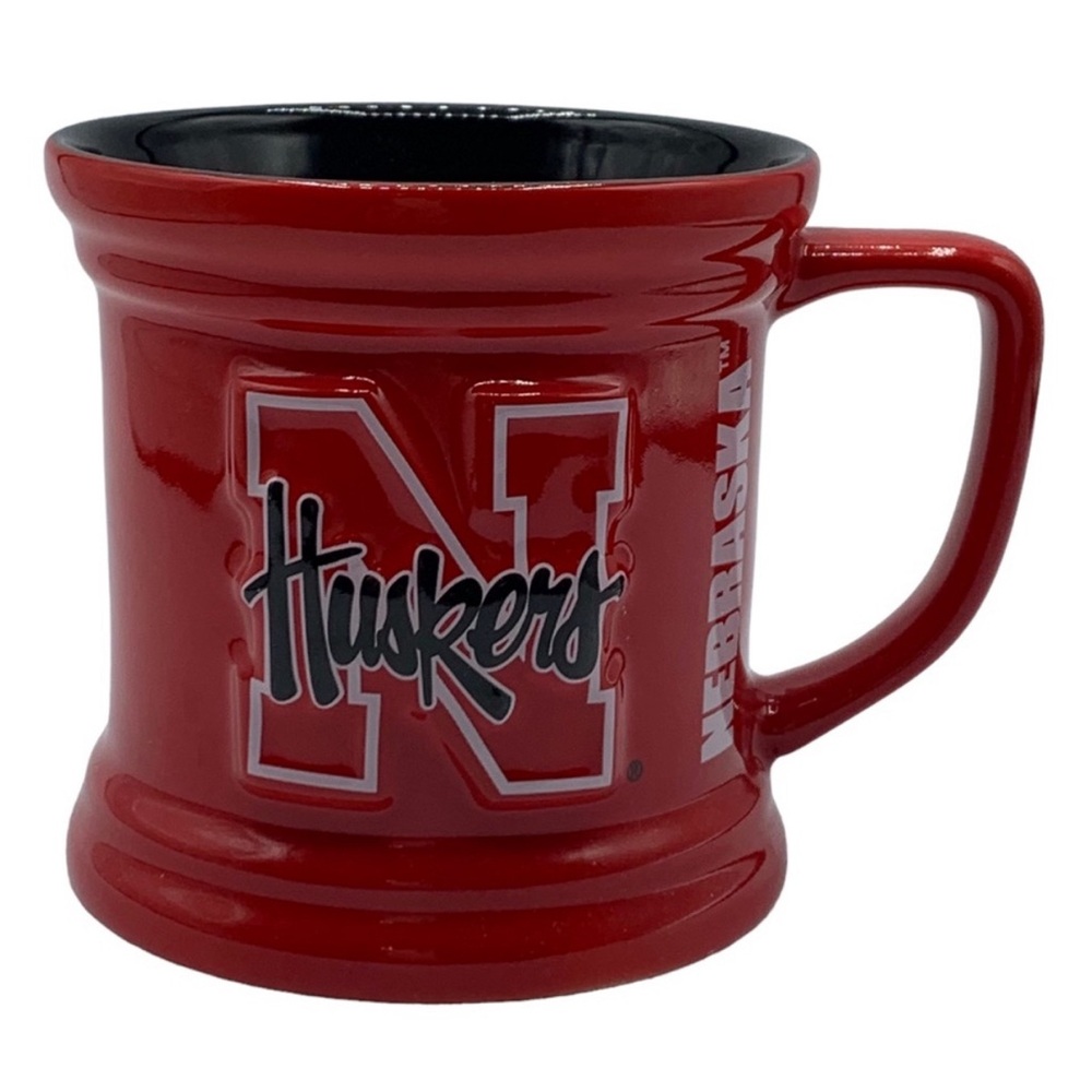 Nebraska Huskers Red 12oz Ceramic Coffee Mug